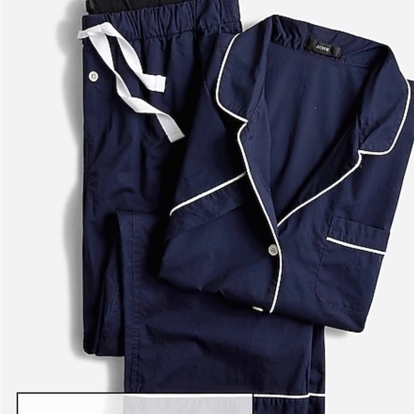 J.CREW End-on-end cotton short-sleeve pajama set Size Small - Picture 4 of 6